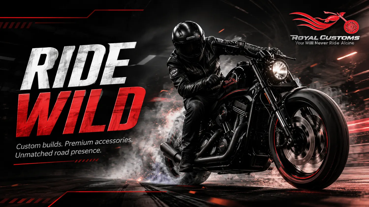 Royal Customs motorcycle culture campaign 1