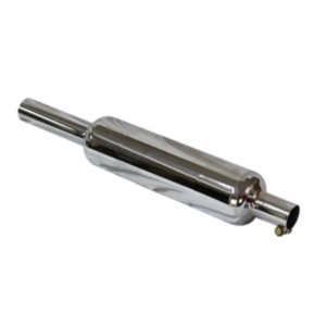 SHORT BOTTLE SILENCER CHROME MT016