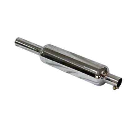 Royal Enfield Classic Reborn 350 Short Bottle Silencer Chrome