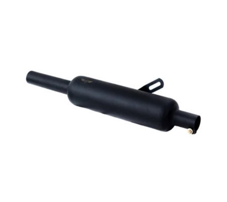Royal Enfield Meteor 350 Short Bottle Silencer Black
