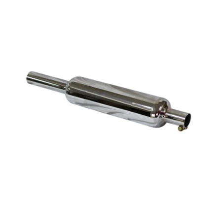 Royal Enfield Meteor 350 Short Bottle Silencer Chrome